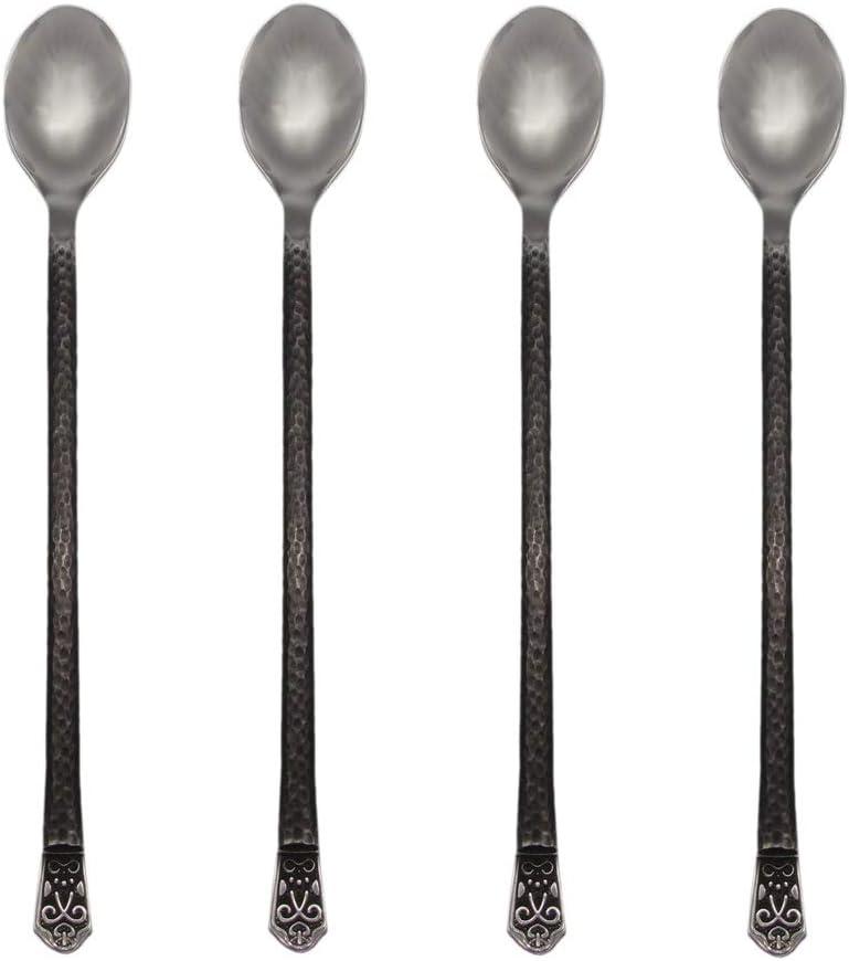 Gourmet Settings Avalon 18/10 Stainless Steel Iced Beverage Spoon (Set of Four)