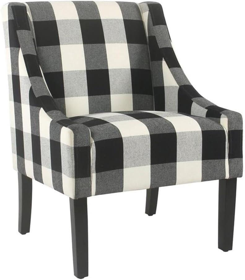 Modern Swoop Accent Armchair - HomePop