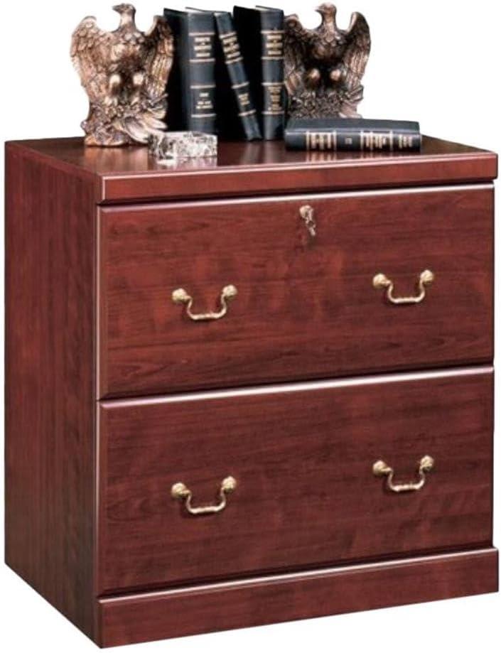 Classic Cherry 2-Drawer Lockable Lateral File Cabinet