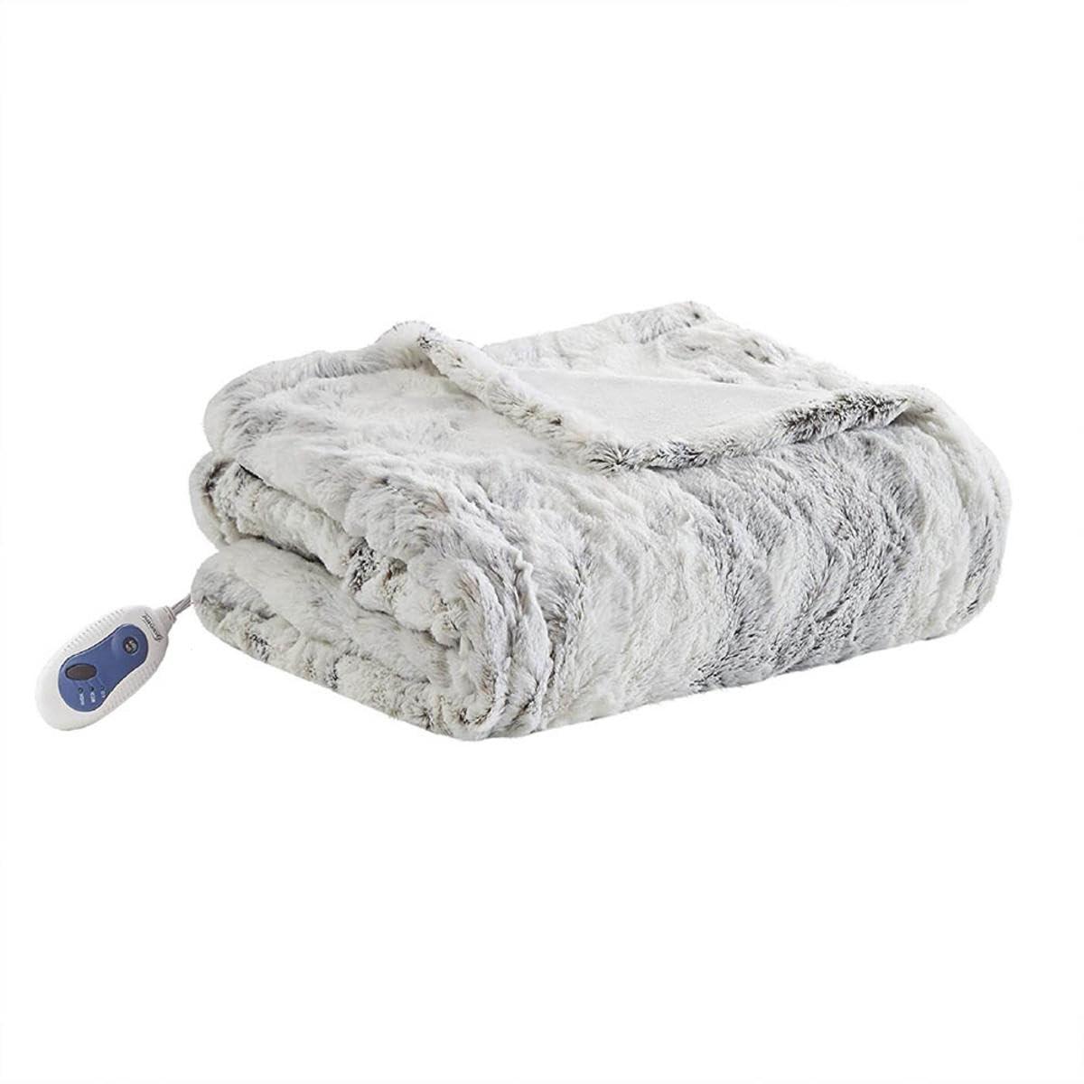 Beautyrest Beautyrest Zuri Oversized Heated Faux Fur Throw