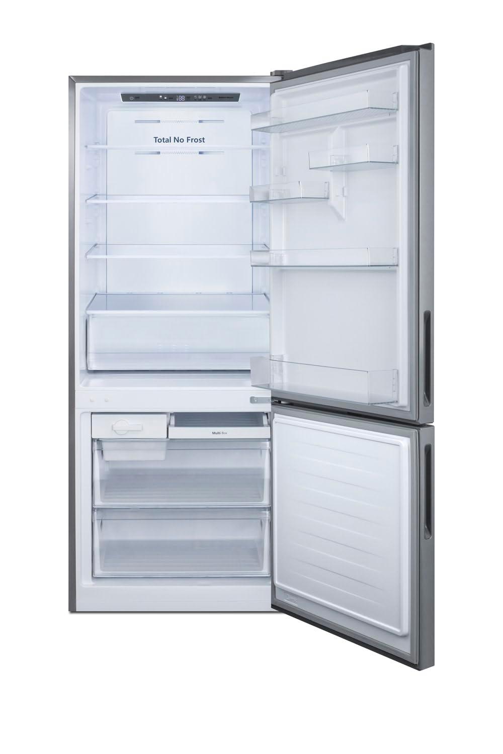 Summit Appliance 28" 14.6 Cubic Feet Energy Star Bottom Freezer Refrigerator