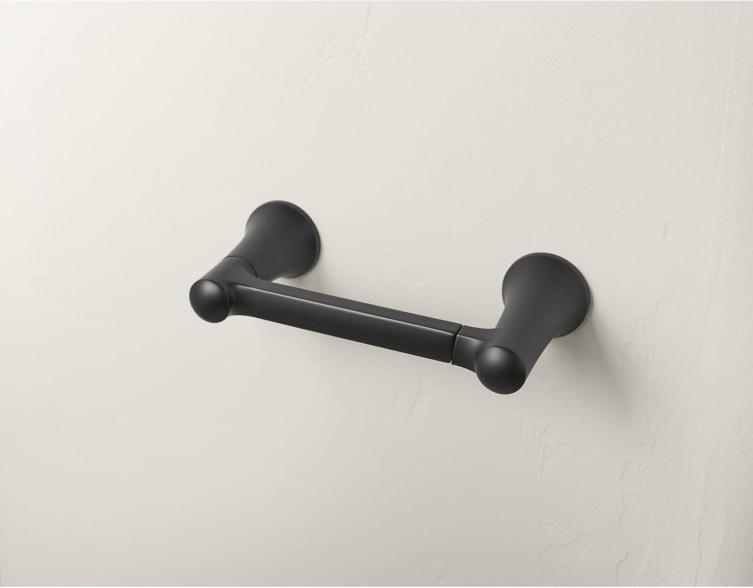 Brushed Nickel Wall Mounted Pivoting Toilet Paper Holder