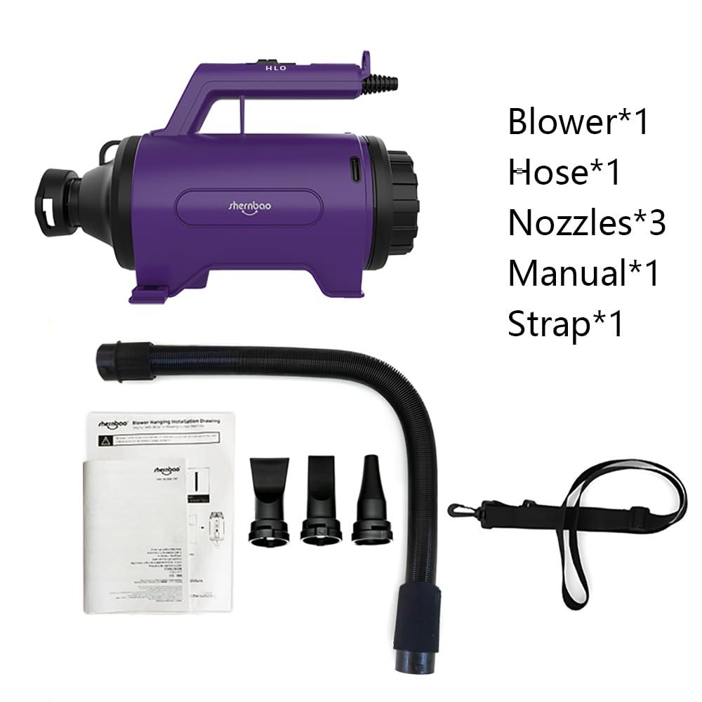 shernbao High Velocity Car & Motorcycle Dryer Blower for Auto Detailing and Cleaning Dusting