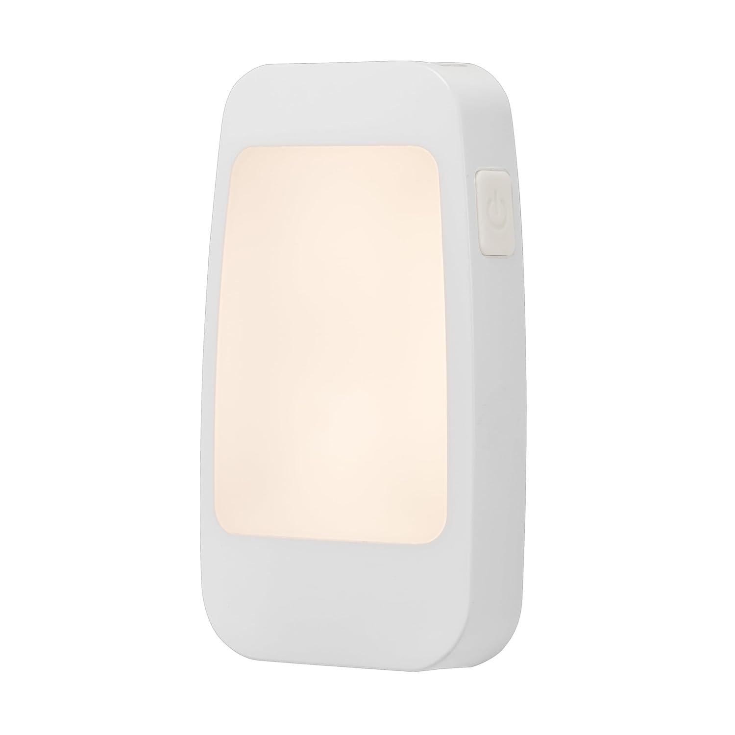 GE 4-in-1 Power Failure LED Night Light, Plug-in, Light Sensing, Rechargeable
