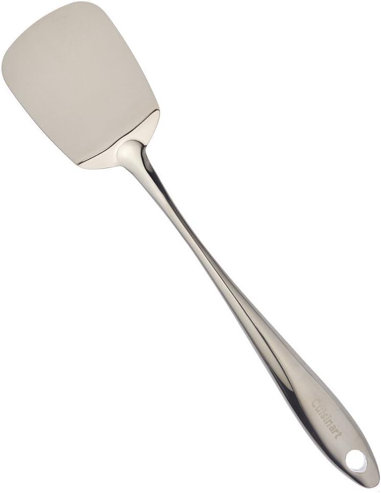 Stainless Steel Silver Solid Turner Cooking Spatula