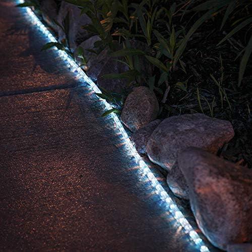 18-Foot Blue LED Outdoor Rope Lights with PVC Tubing