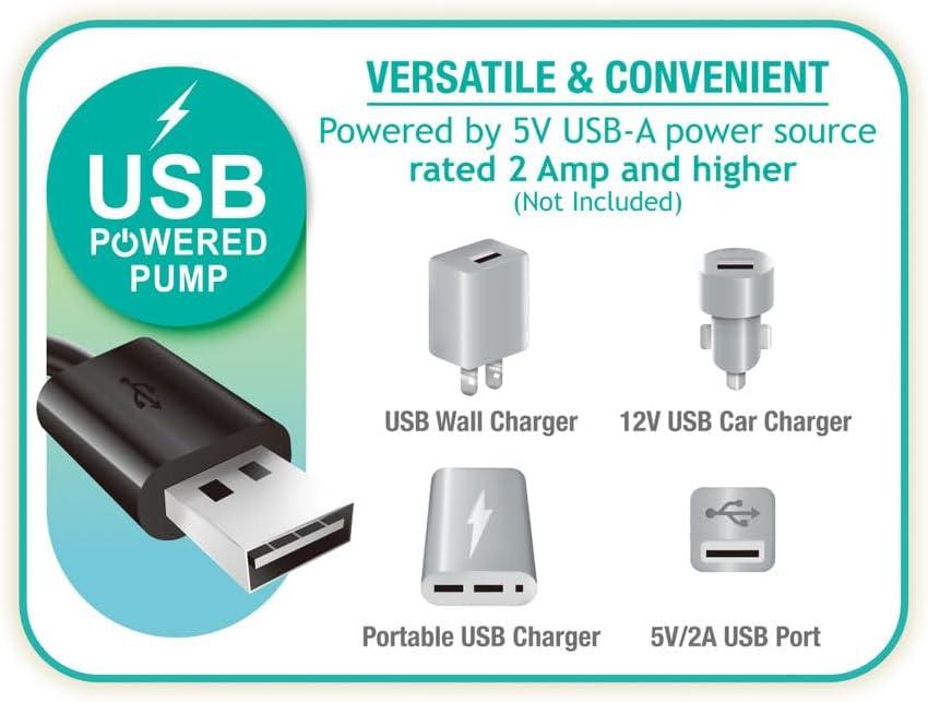 Intex 10in Queen Durabeam Prestige Air Mattress Bed with Internal Fastfill USB Powered Pump