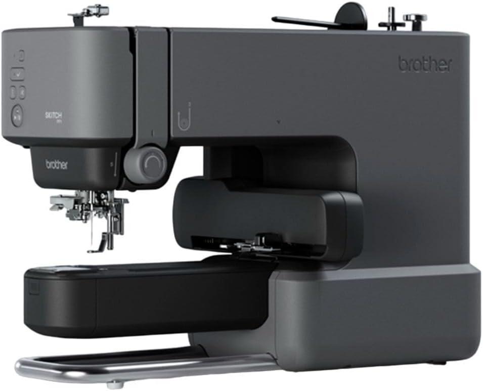 Brother Skitch Single-Needle Embroidery Machine with Colors Thread, and Bobbins