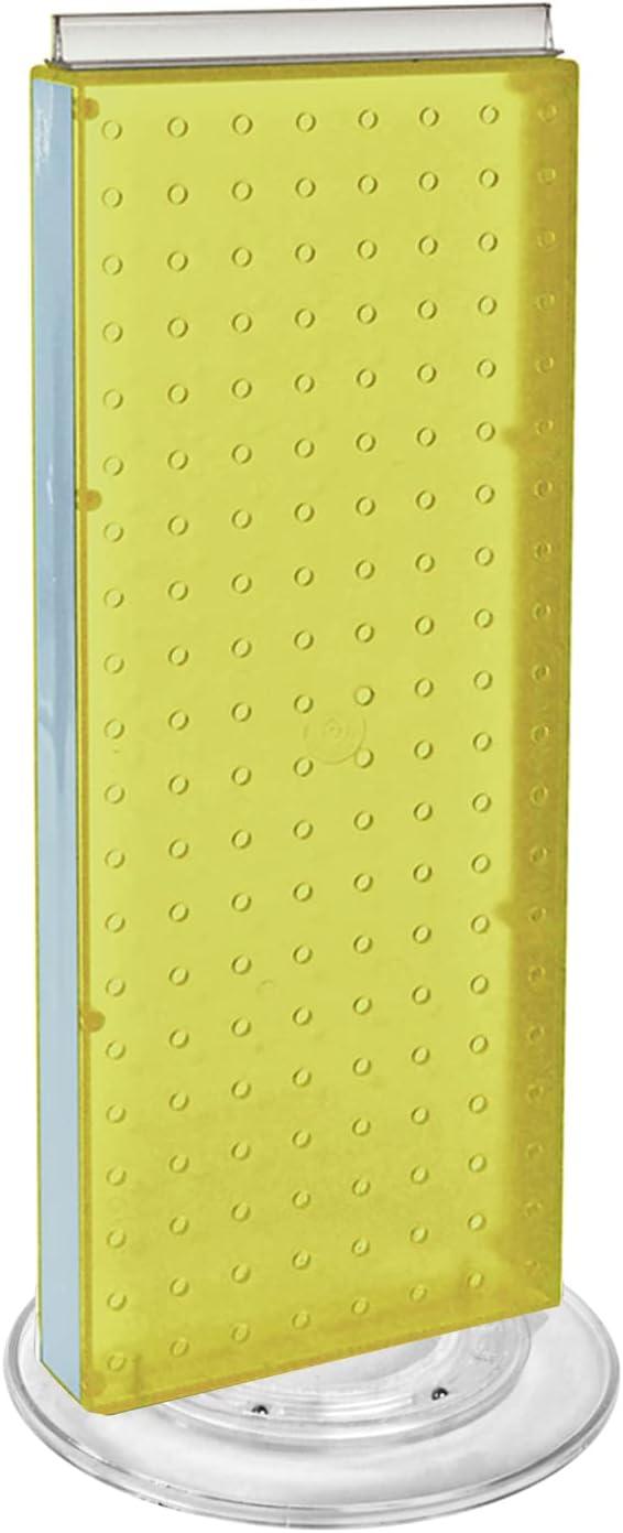 Revolving 8"W x 20.625"H Pegboard Counter Display