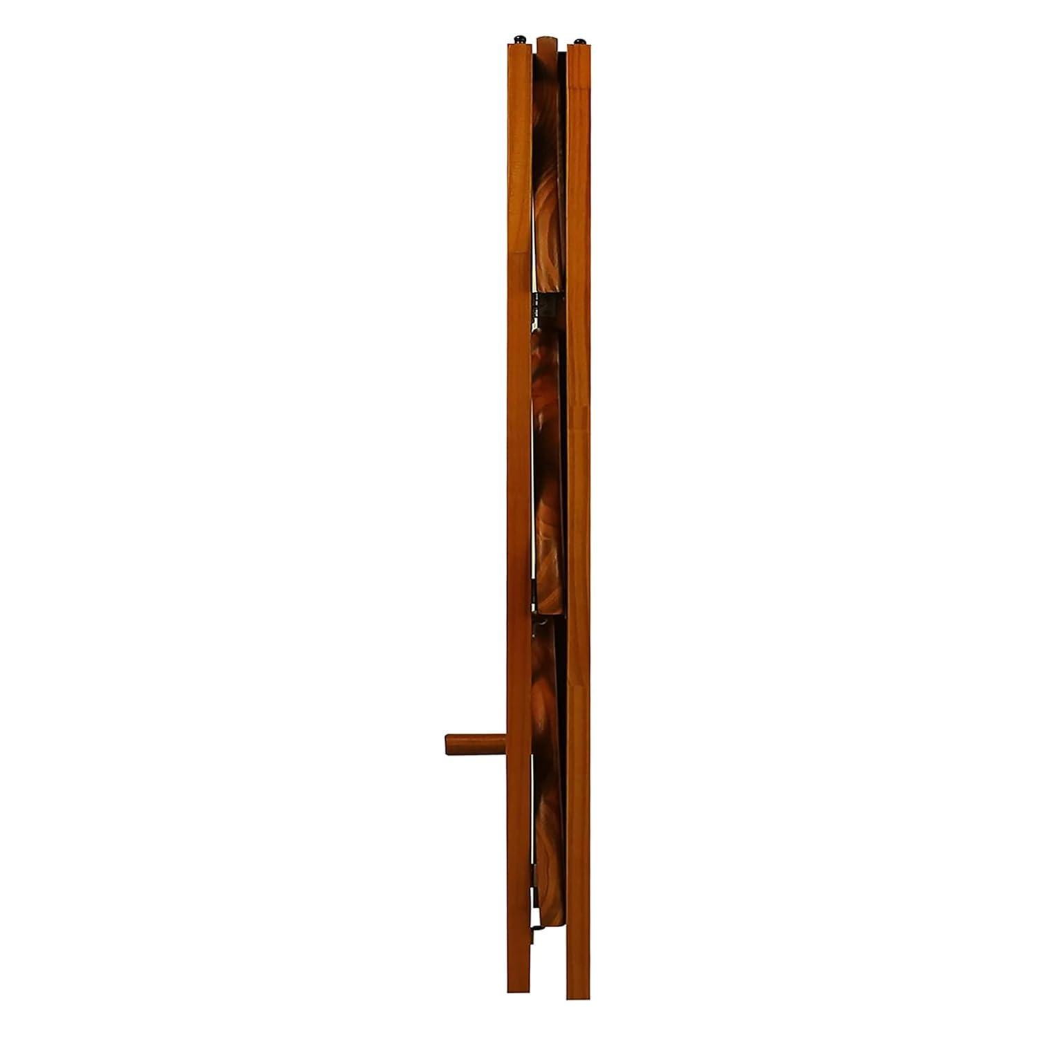 Yu Shan CO USA Ltd  4-tier corner folding bookcase  Honey Oak