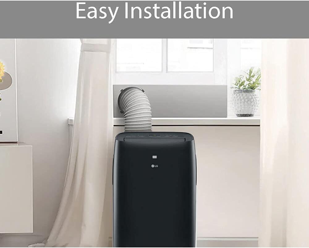 LG 8,000 BTU DOE / 12,000 BTU ASHRAE Smart Portable Air Conditioner, Cools 400 Sq.Ft.
