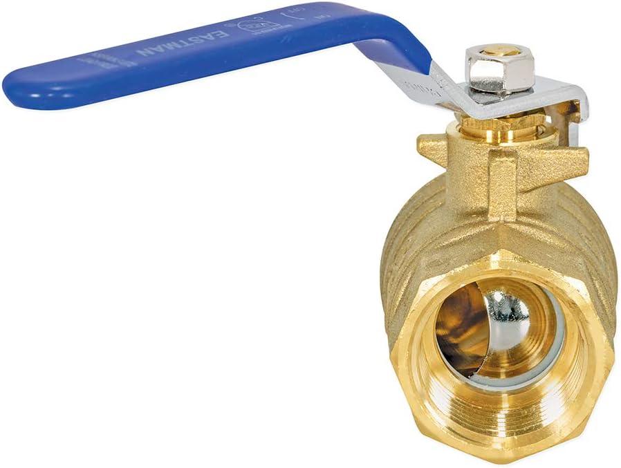Eastman 20053LF Válvula de Bola de Puerto Completo de Alta Resistencia, IPS de 1-1/2 Pulgadas, Latón