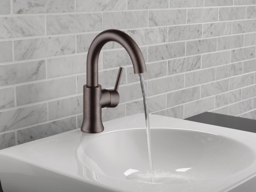 Sleek Modern 8'' Bronze Stainless Steel Single Hole Faucet