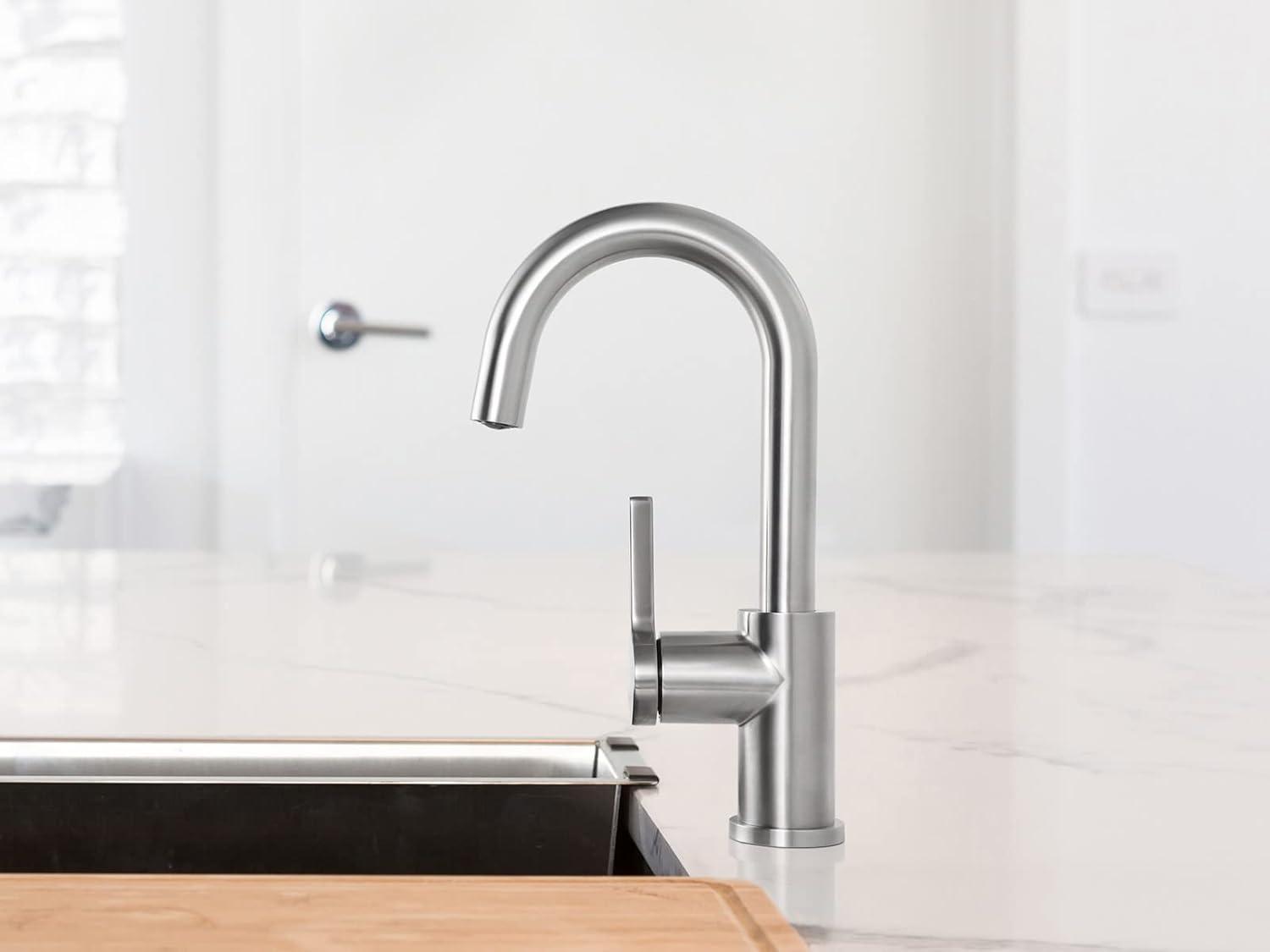 Stainless Steel Deck Mount Kitchen Bar Faucet