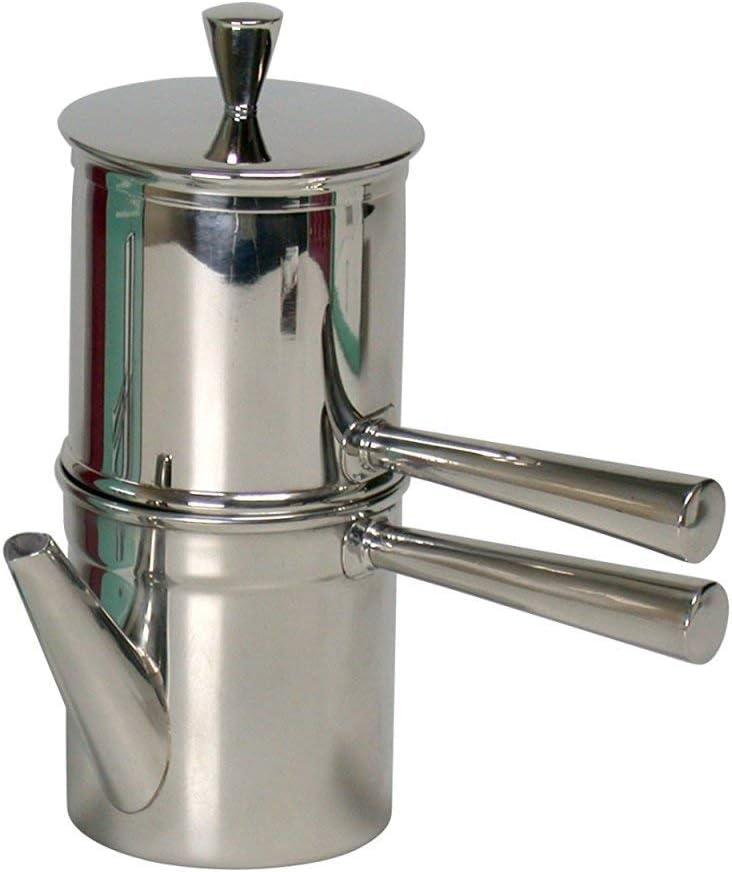 ILSA  Neapolitan Coffee Maker Stainless Steel Silver - Cup of 6
