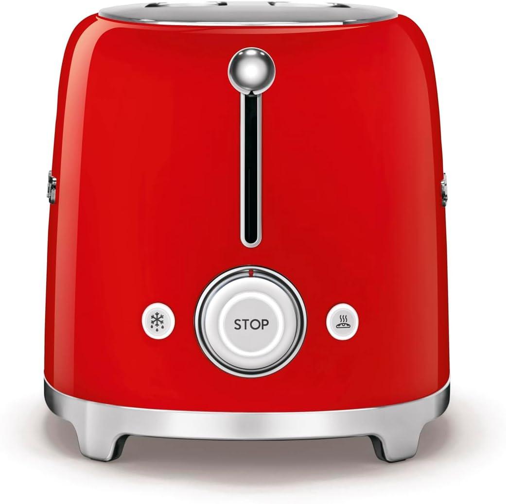 SMEG Red 4-Slice Retro Toaster