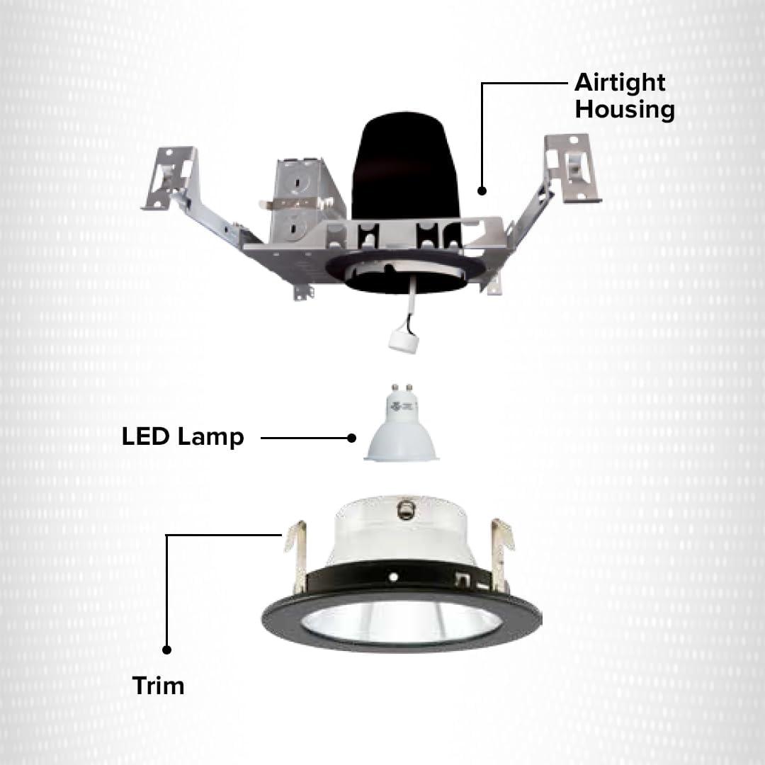 4'' Adjustable Recessed Trim