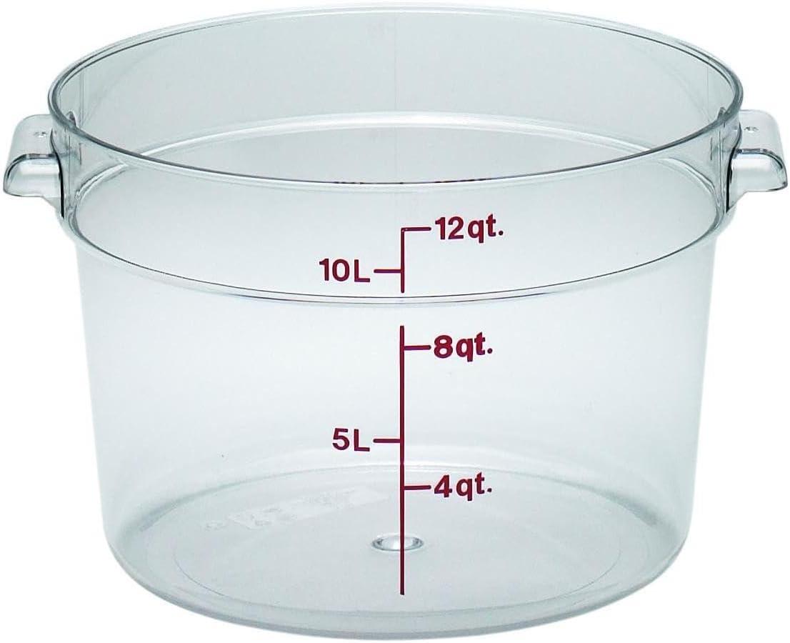 Cambro Clear Round Food Storage Container 12QT