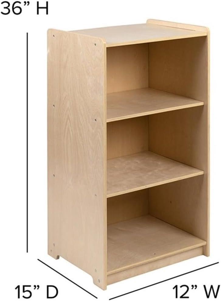 Flash Furniture Cinna Wooden School Classroom Storage Cabinet/Bookshelf for Commercial or Home Use