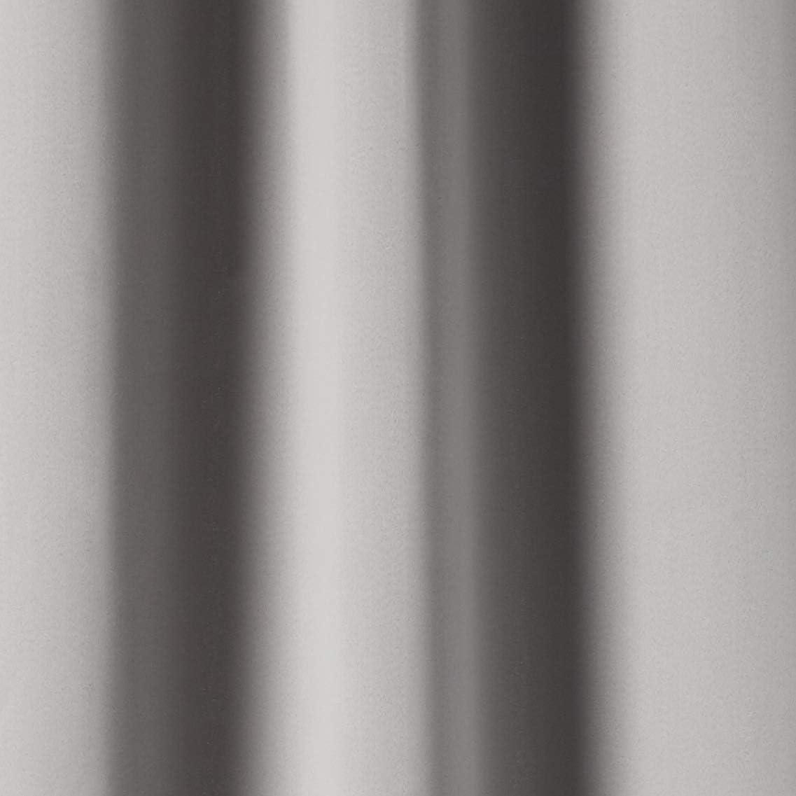 40"x120" Sun Zero Blackout Kenneth Energy Saving Grommet Curtain Panel Gray: Modern Thermal Insulated Noise Reduction