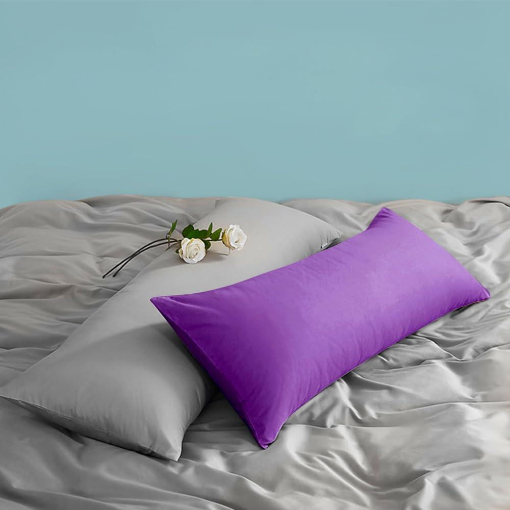 NTBAY Body Pillow Cover, 1800 Brushed Microfiber Body Pillowcase with Envelope Closure - 20x54 Inches - NTBAY