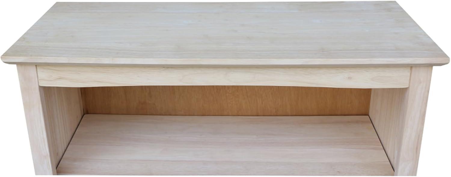 Traditional Elegant Adjustable Parawood Bookshelf - Brown