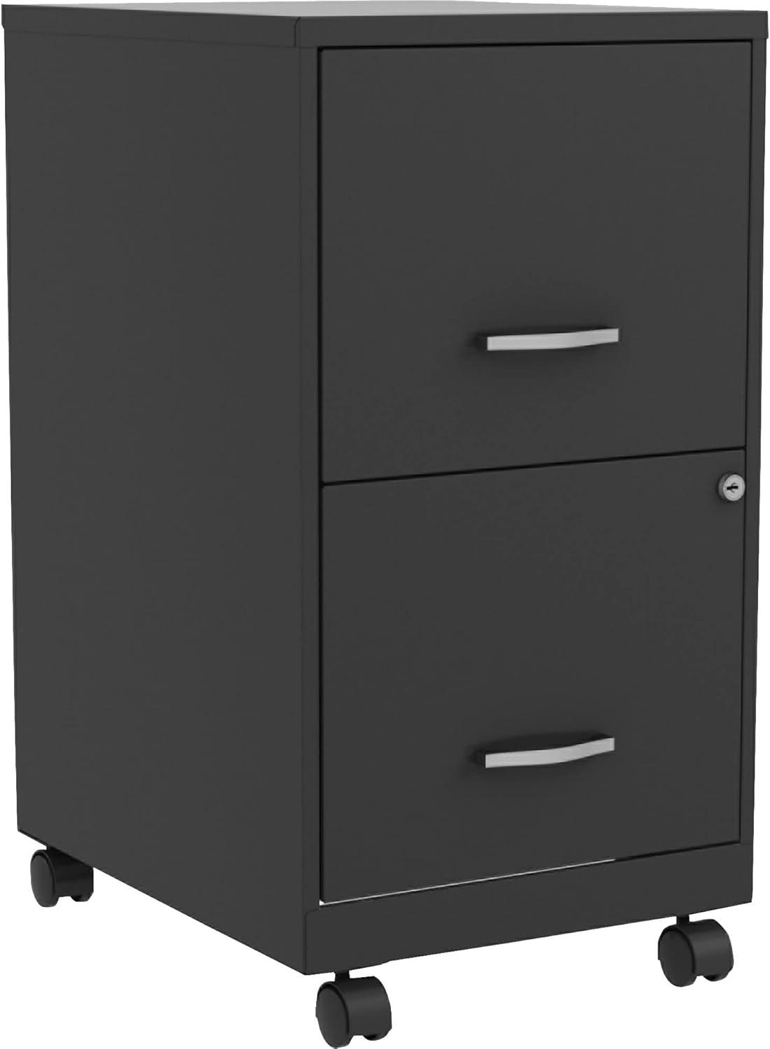 Lorell Soho Mobile 2-Drawer File Cabinet