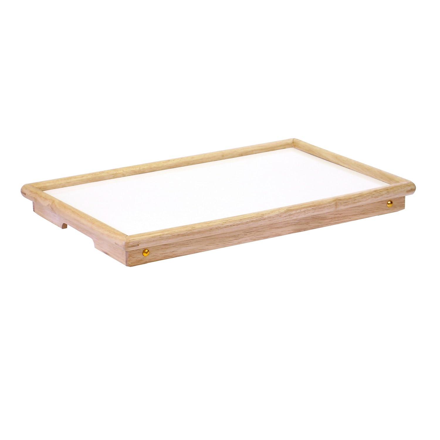 Winsome Wood Ventura Breakfast Bed Tray, Flip-Top, Natural & White