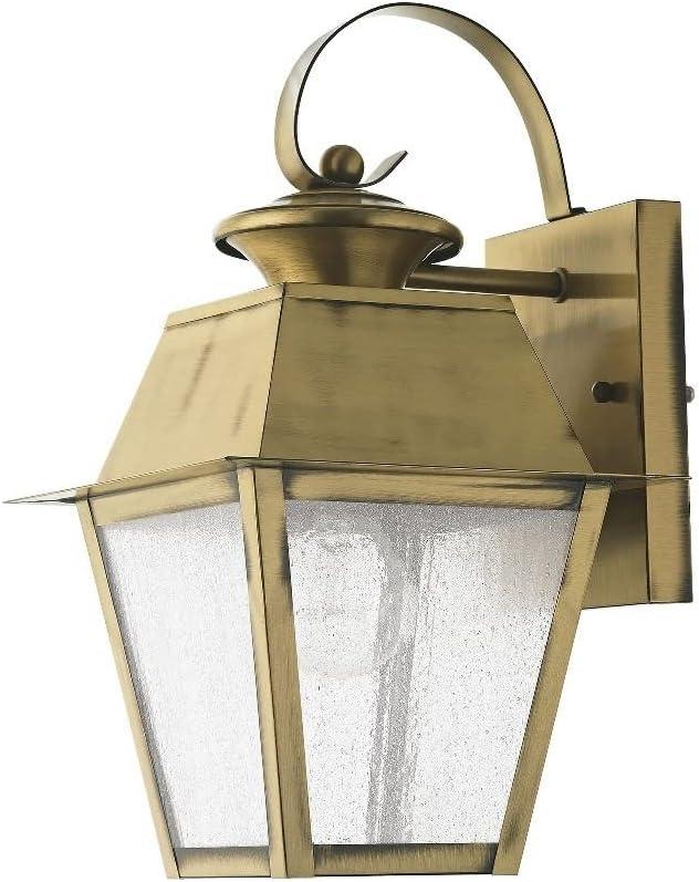 Livex Lighting Mansfield 1 - Light Wall Light in  Charcoal