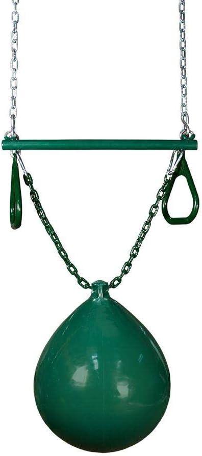 Gorilla Playsets Buoy Ball w/ Trapeze Bar - Green/Green