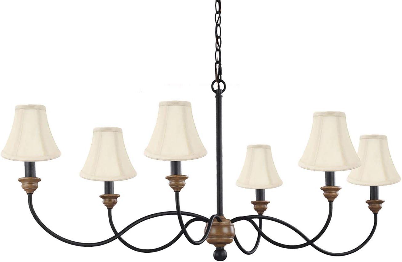 Urbanest Silk Bell Chandelier Lamp Shade, 3x6x5", Cream, Single