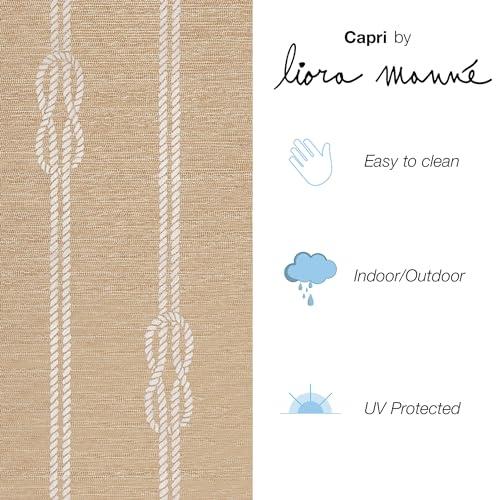 Liora Manne Capri Ropes Indoor/Outdoor Rug Neutral 2' x 5'