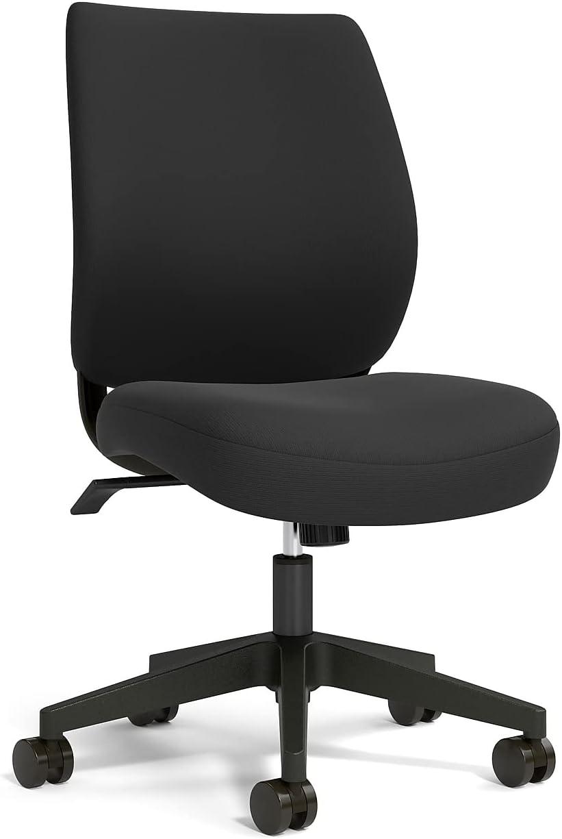 Union & Scale Essentials Fabric Task Chair Black (UN59380)