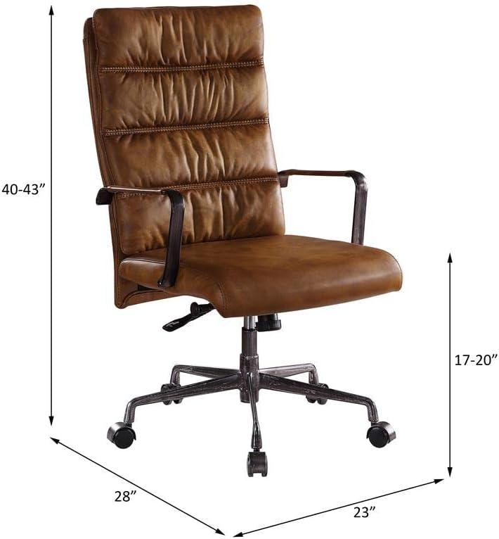 Jairo Genuine Leather Office Chair