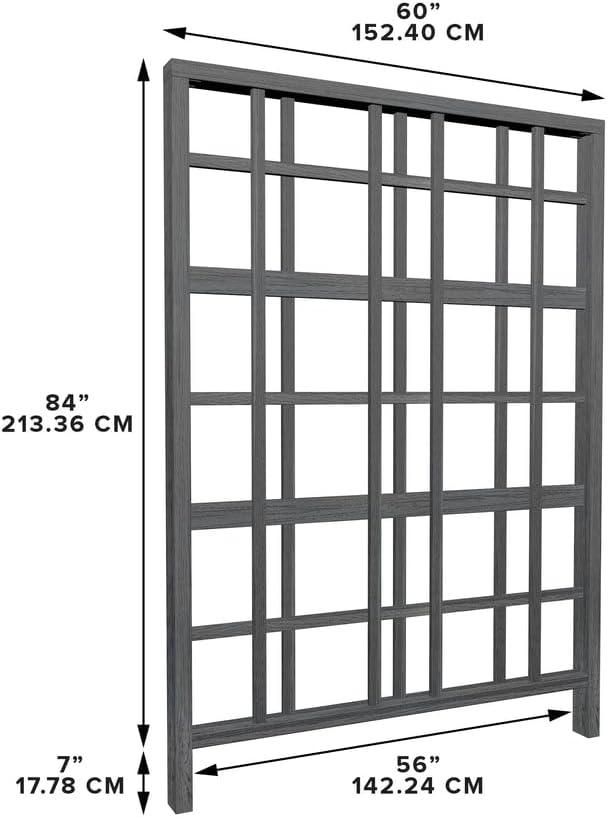 Vita 84'' H x 60'' W Vinyl Lattice Panel Trellis