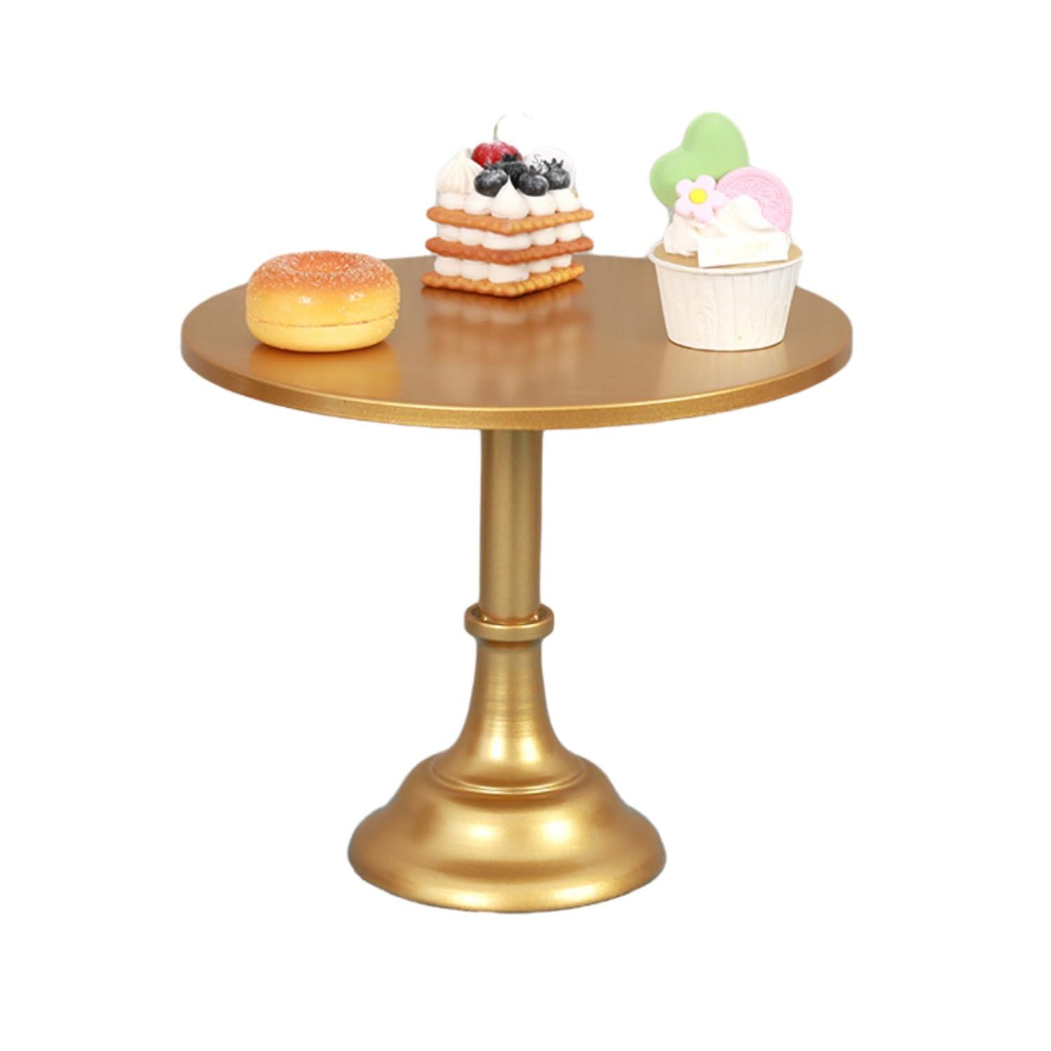 AMIENIV Iron Baby Shower Cake Stand, Gold (3 Count)
