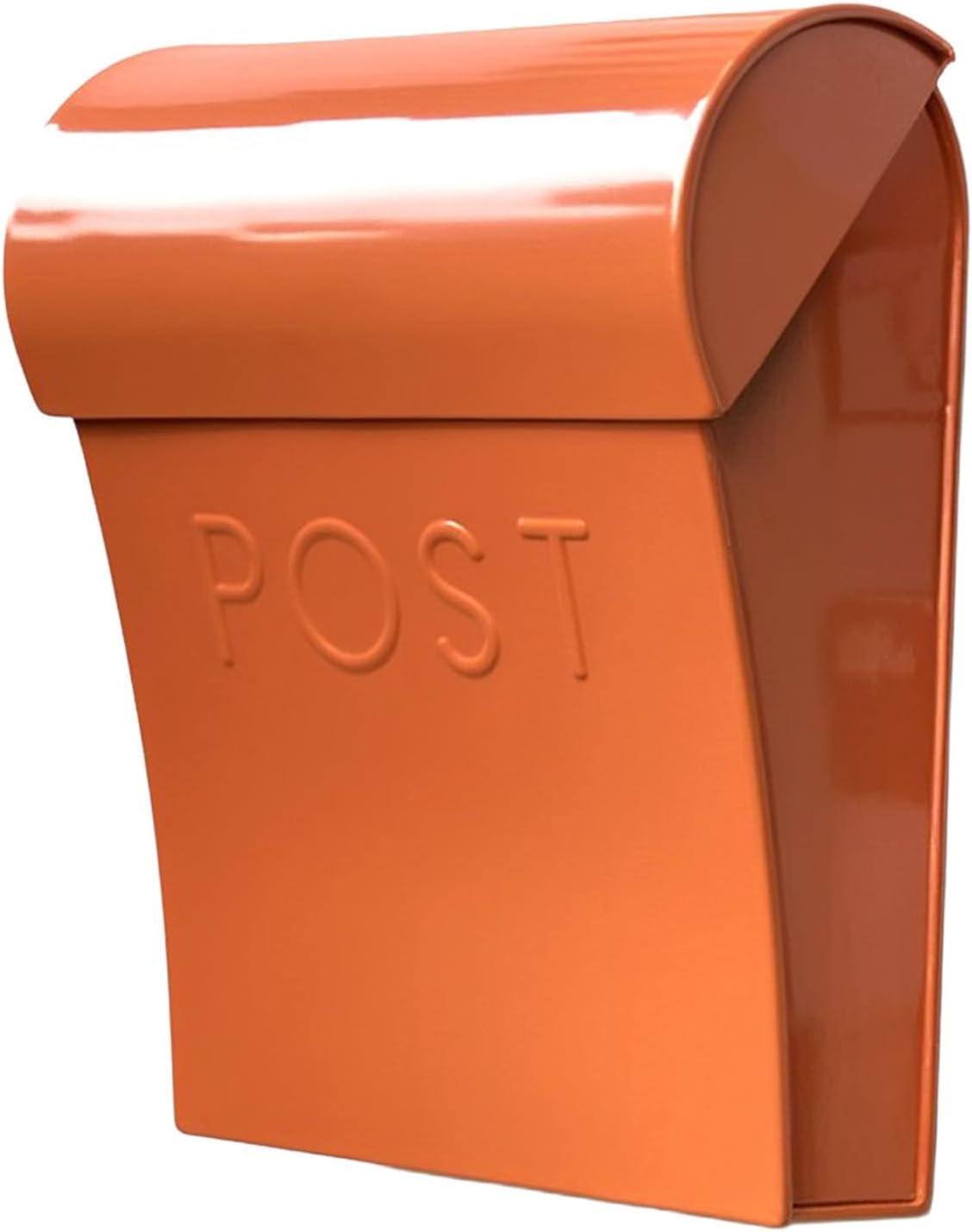 NACH Vicki Euro Farmhouse Max Water and Rust Protection Post Wall Mounted Mailbox