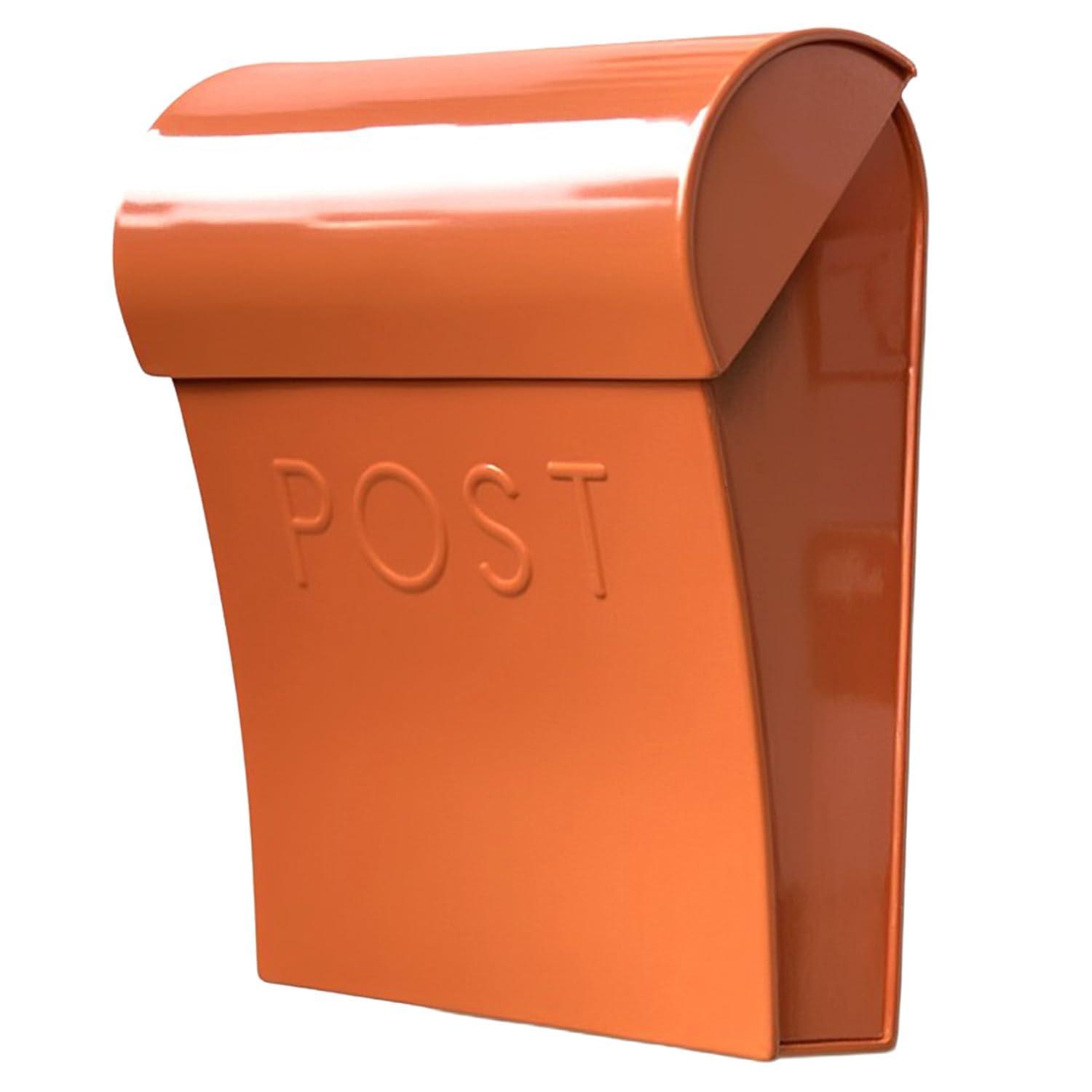 NACH Vicki Euro Farmhouse Max Water and Rust Protection Post Wall Mounted Mailbox