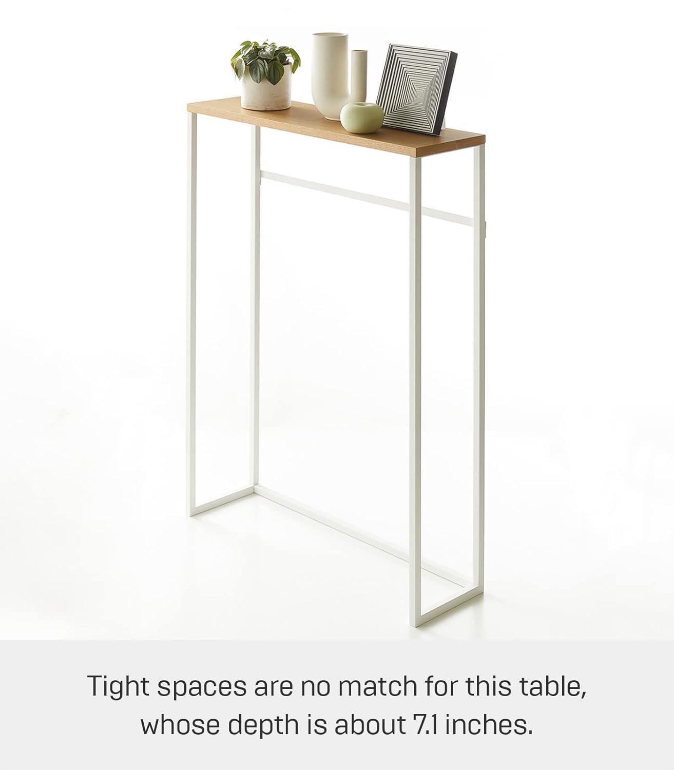 Yamazaki 24" Tower Narrow Entryway Console Table
