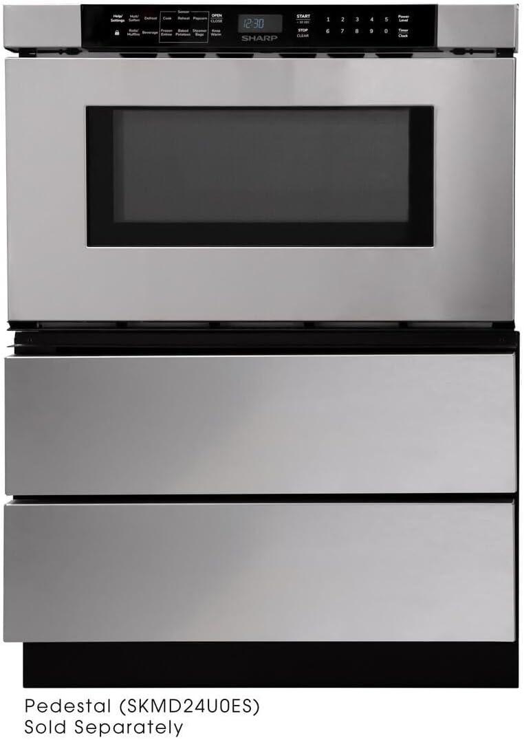 Sharp 1.2 Cubic Feet 950 Watt Built-In Microwave with Sensor Cooking