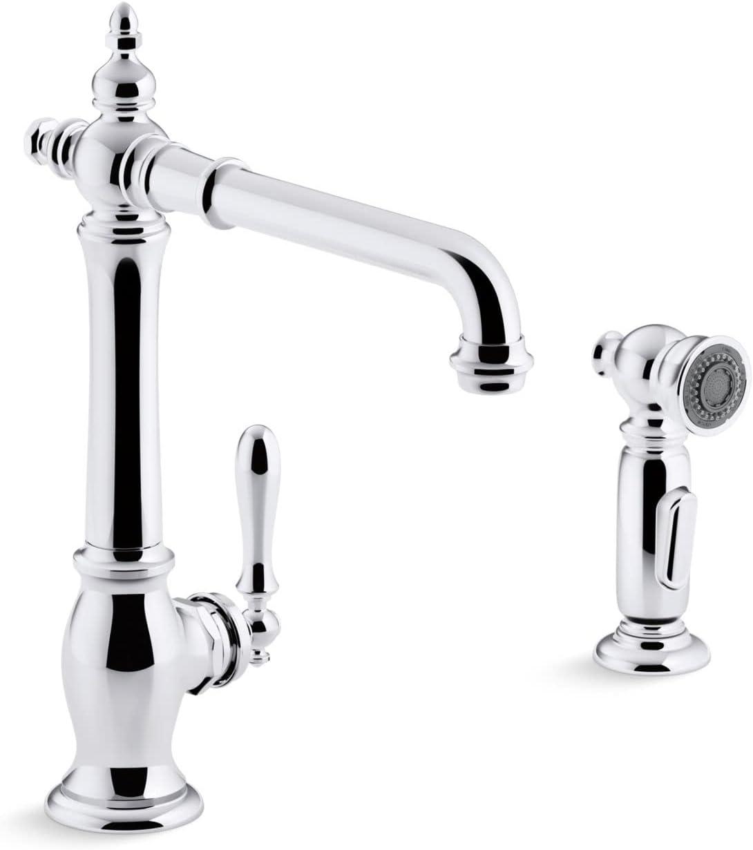 Artifacts® Single Handle Kitchen Sink Faucet with Accessories