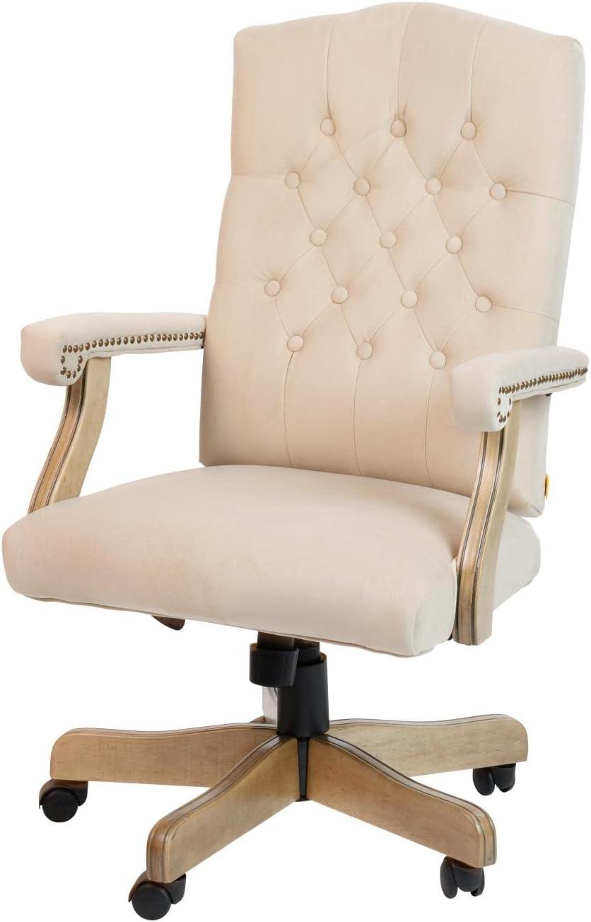 Flash Furniture Martha Washington Executive Swivel Office Chair with Arms