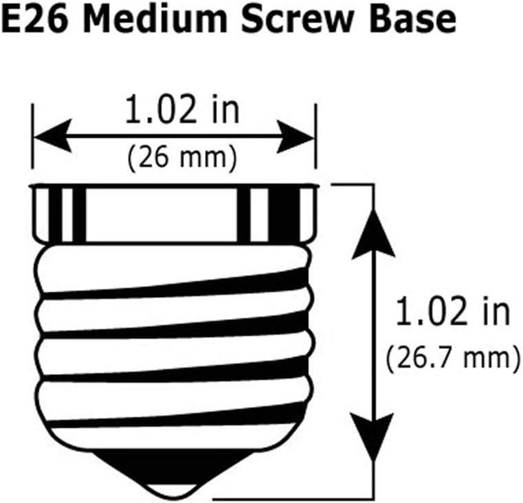 Satco Equivalent A19 E26/Medium (Standard) LED Bulb (Set of 6) S29817