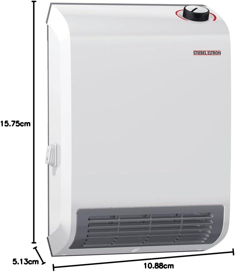 Stiebel Eltron Ck 150-1 Trend Komfort 15" X 11" 200 Sq Ft 5118 BTU 120 Volt Electric Wall