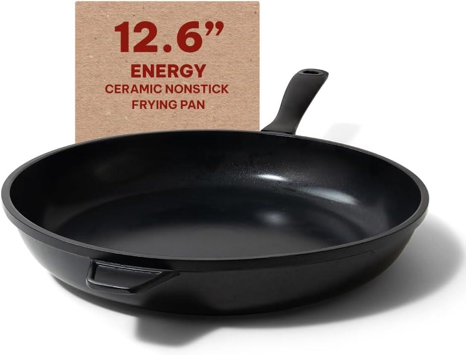 Alva Energy Nonstick Frying Pan Skillet Non Toxic Cast Aluminum Cookware Omelette Pan PFAS, PFOA & PFTE Free, for Cooking Pan Set, Induction Safe, Add to Your Pots and Pans Set Cookware