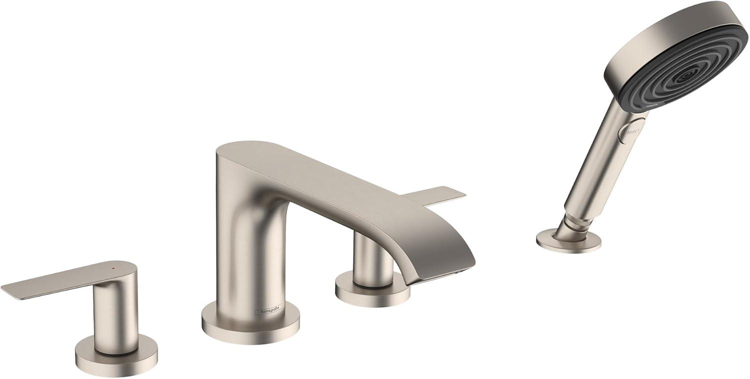 Hansgrohe Vivenis 4-Hole Roman Tub Set Trim with 1.75 GPM Handshower