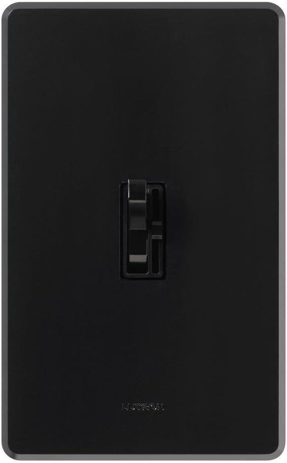 Black Smart Toggle Dimmer Switch for LED and Incandescent Bulbs