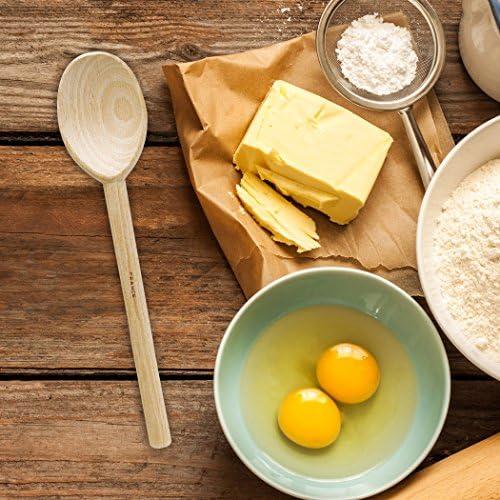 Beech Wood Mixing Spoon - 10 Inch