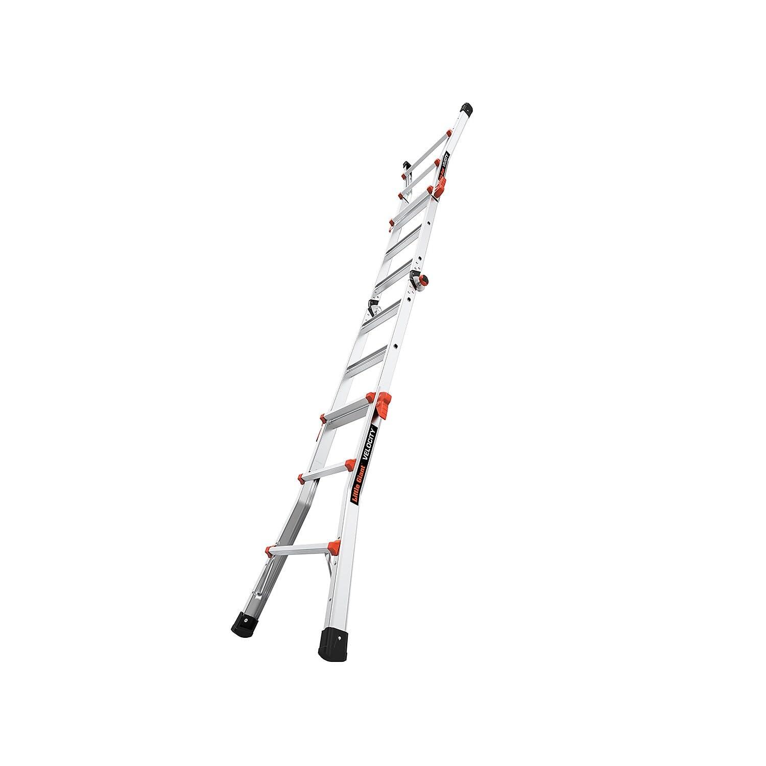 Little Giant Velocity, Model 13 - Type IA - 300 lbs rated, aluminum articulating ladder
