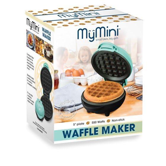 MyMini Waffle Maker, Teal